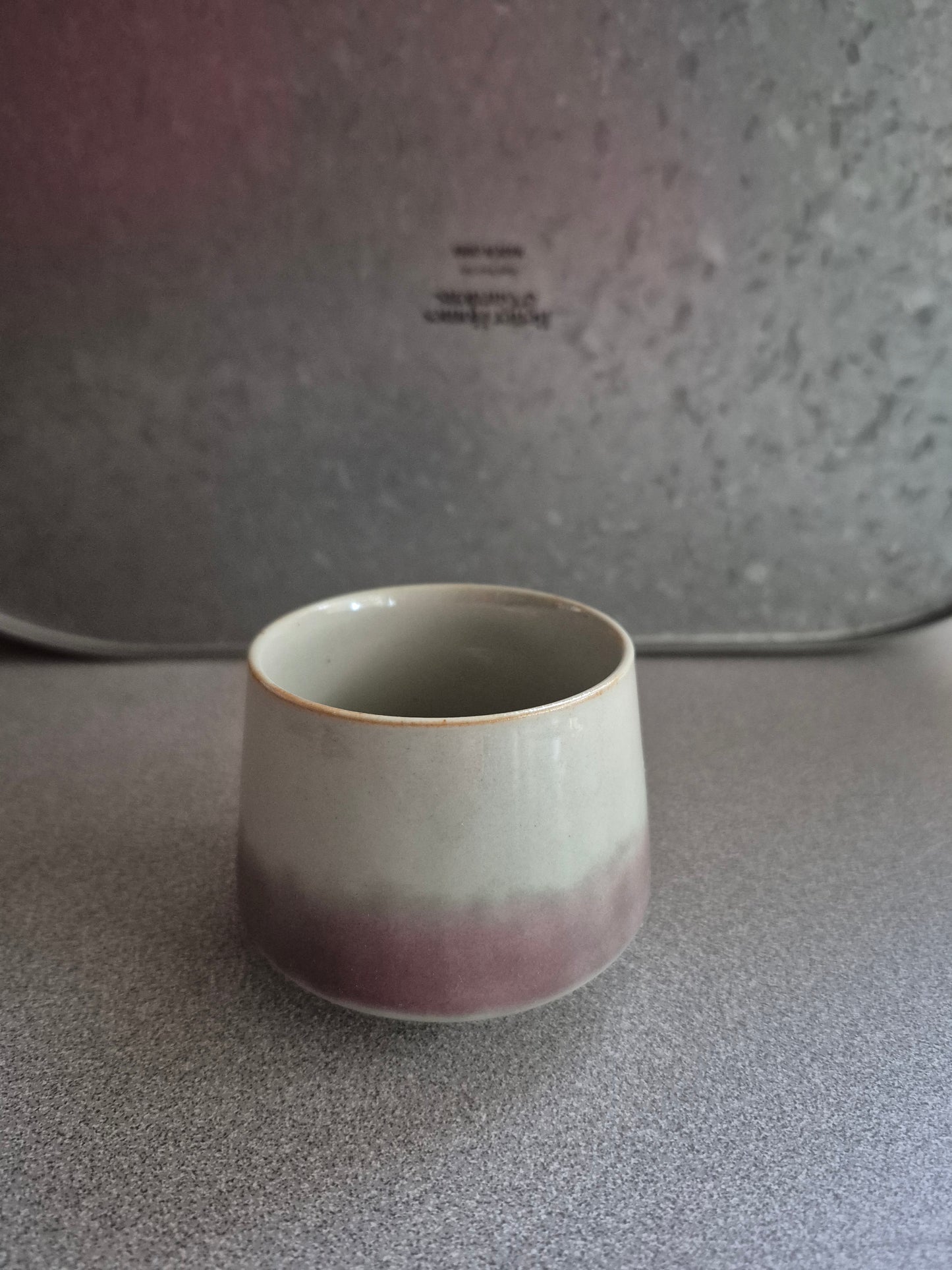 Modern Retro Stoneware Ceramic Cup for Coffee and Tea